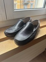 Schwarze Leder Loafers Grösse 42 guter Zustand