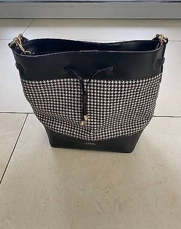 Leder-Stoff-Shopper von Ralph Lauren