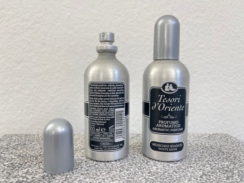 2 x 100ml Tesori d'Oriente Muschio Bianco / White Musk (Neu und ...