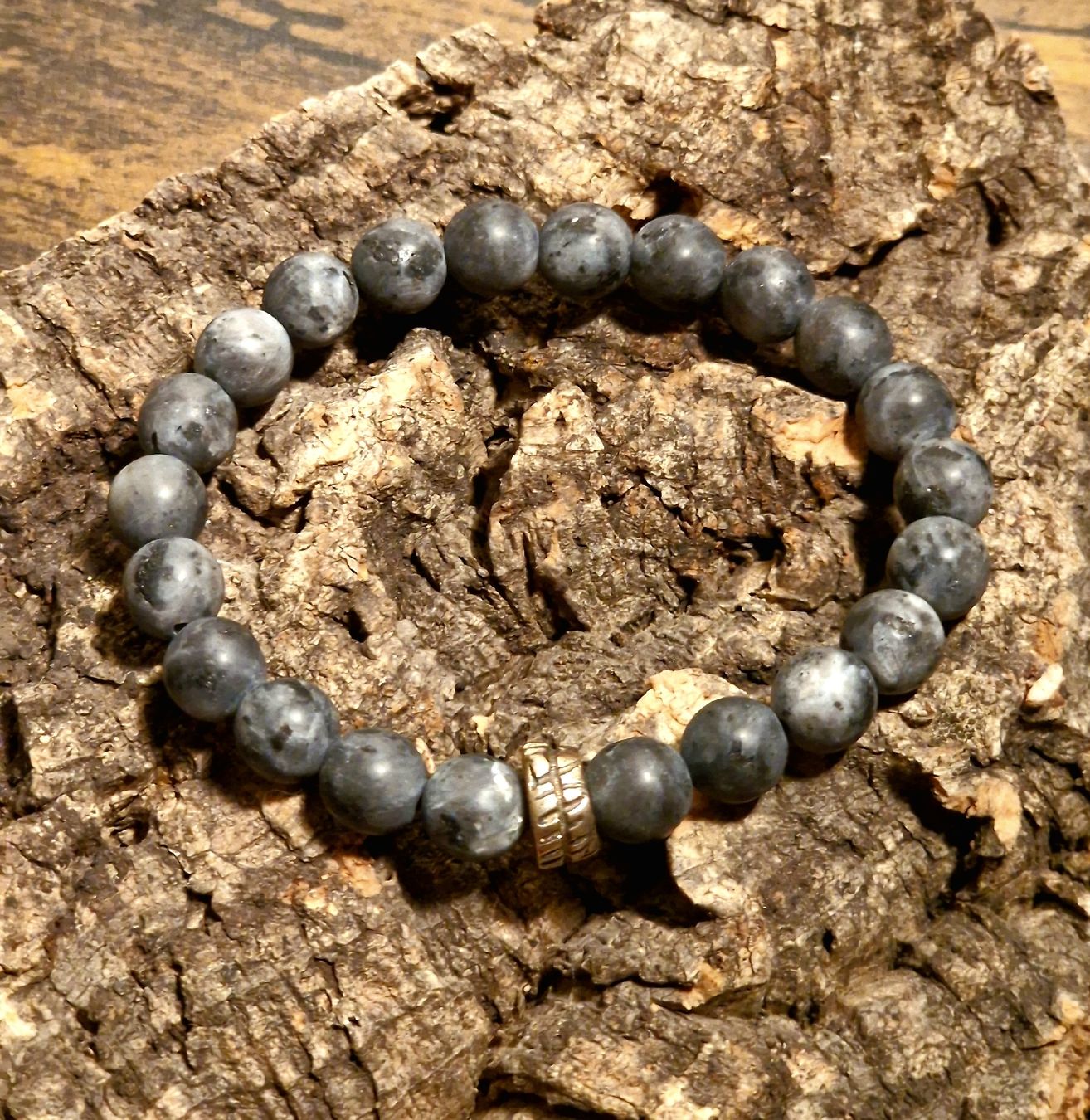 Bracciali & Braccialetti: Armband Larvikit & Bronze, 16cm – Nuovo e nell'imballaggio originale da Aarau venduto da Schmuckhoehle_MD 1