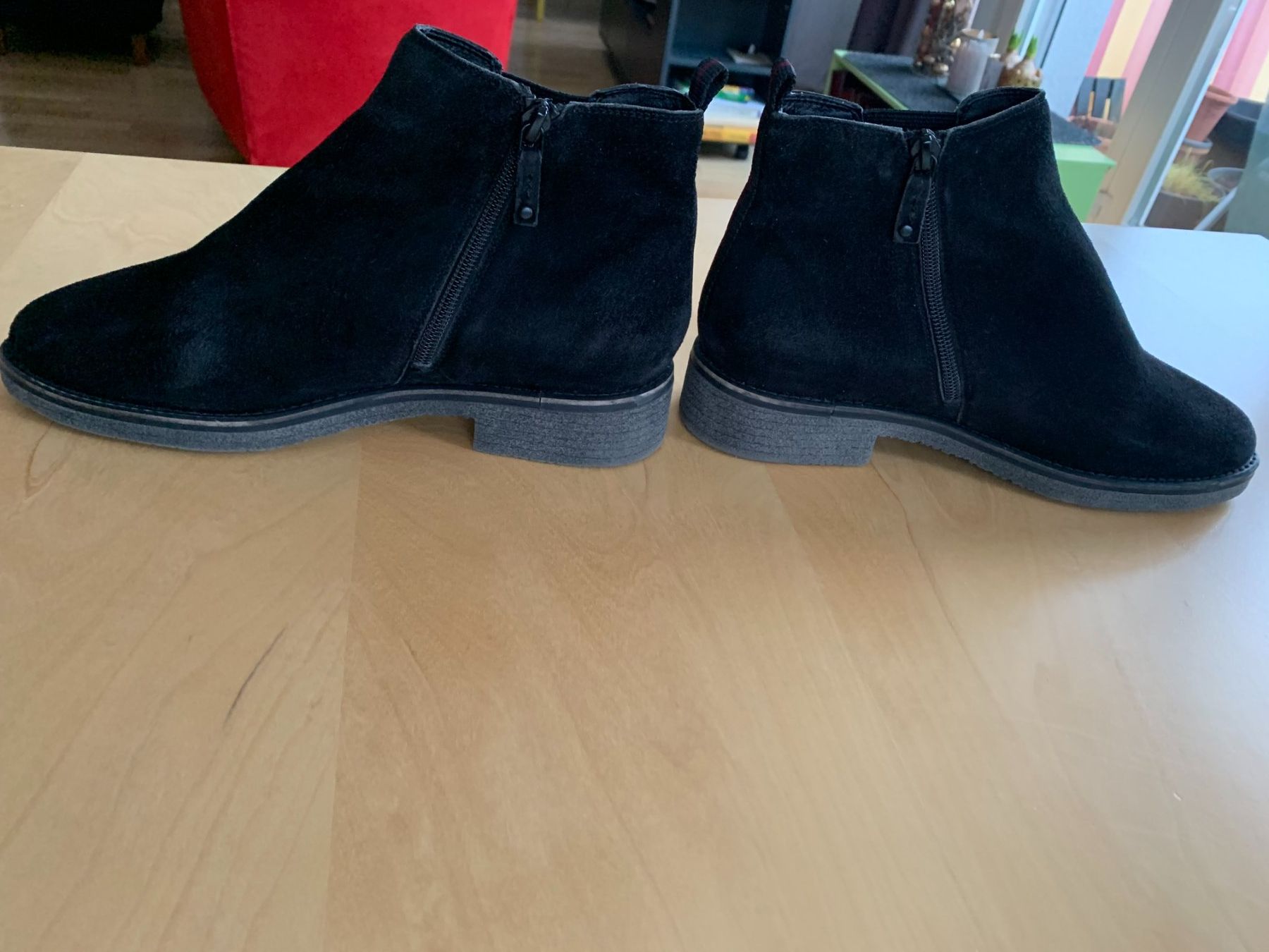 S.Oliver Damenschuhe: s.Oliver Stiefeletten Gr. 38 schwarz, Wildleder – Gebraucht aus Galgenen von Waldliesel 8