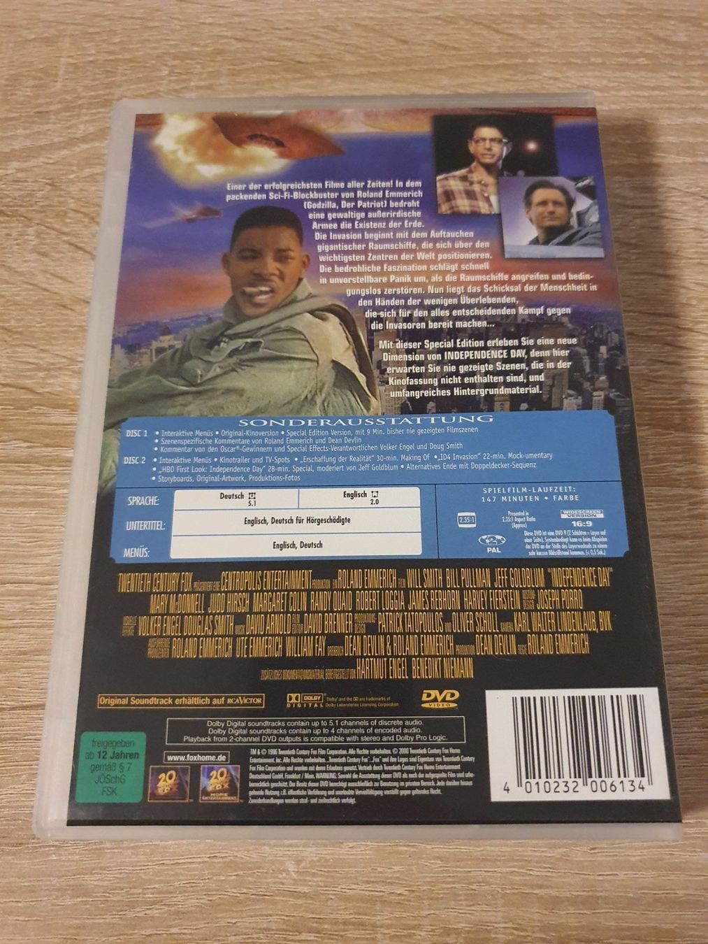 Tutti i DVDs: DVD Independence Day – Usato da Bern venduto da mme_bear 1