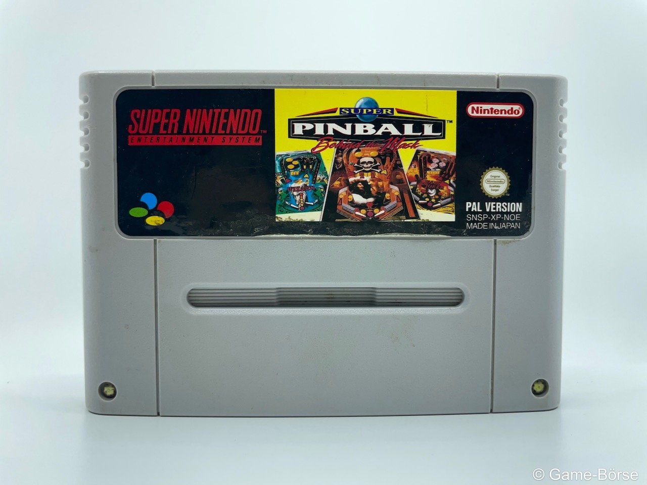 Nintendo Giochi: SNES Super Pinball Behind the Mask PAL – Usato da Stettfurt venduto da GameBoerse