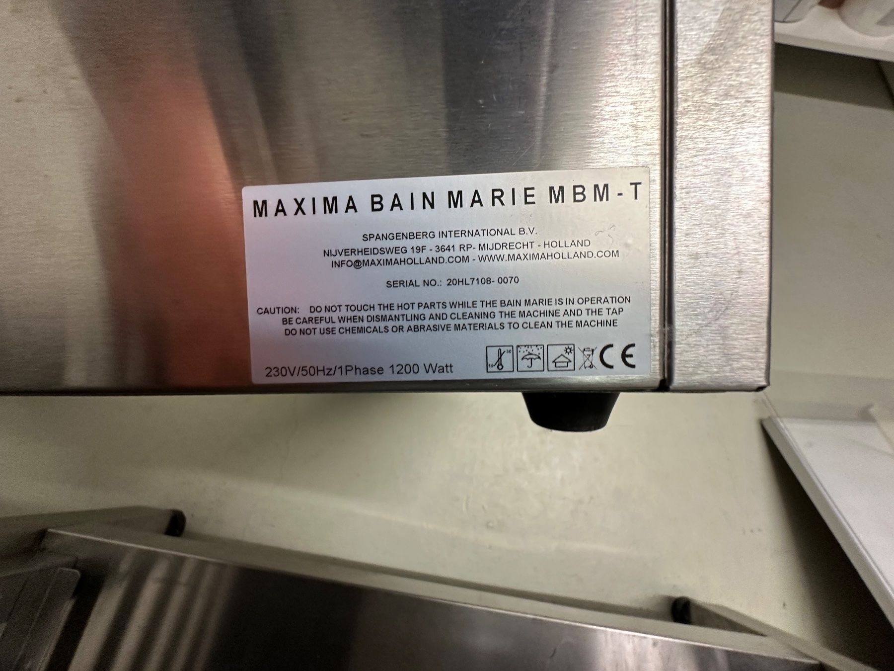 Elettrodomestici da cucina: Maxima Bain Marie MBM-T – Usato da Zumikon venduto da Ronyalbino 2
