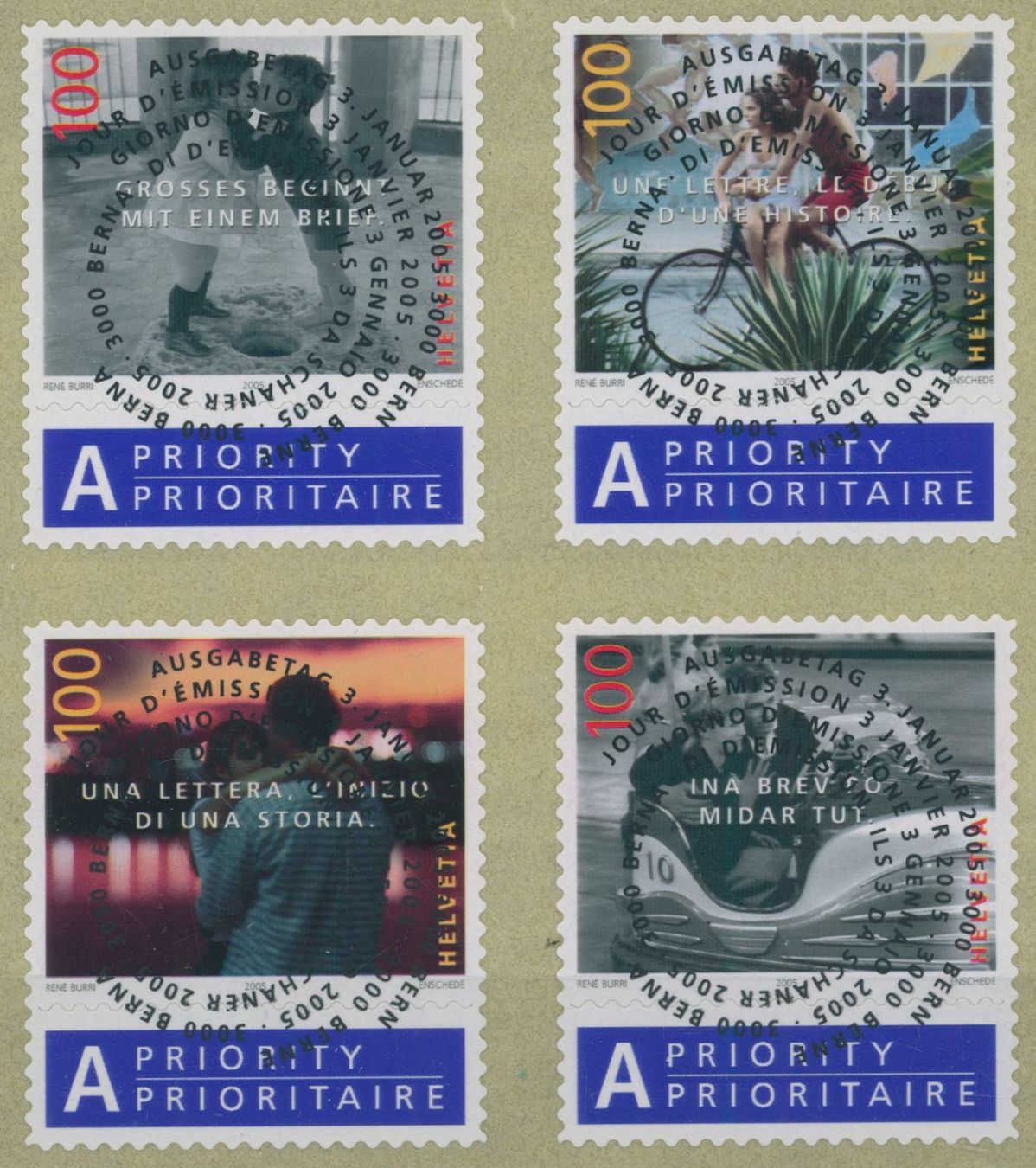 Tutti i francobolli: 2005 - Brief - Ersttag Voll Stempel ET – Usato da Schindellegi venduto da leecollect