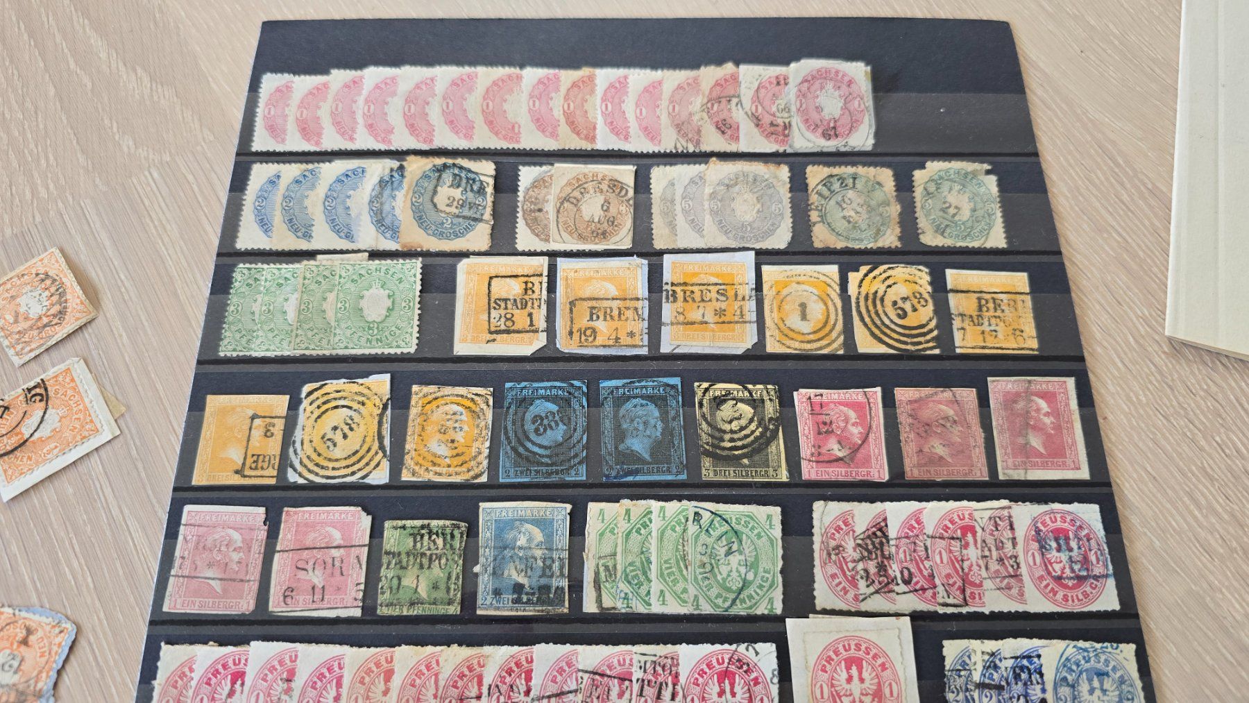 Tutti i francobolli: Briefmarken grosser Restposten Altdeutschland – Usato da Krattigen venduto da sekretariat2 5
