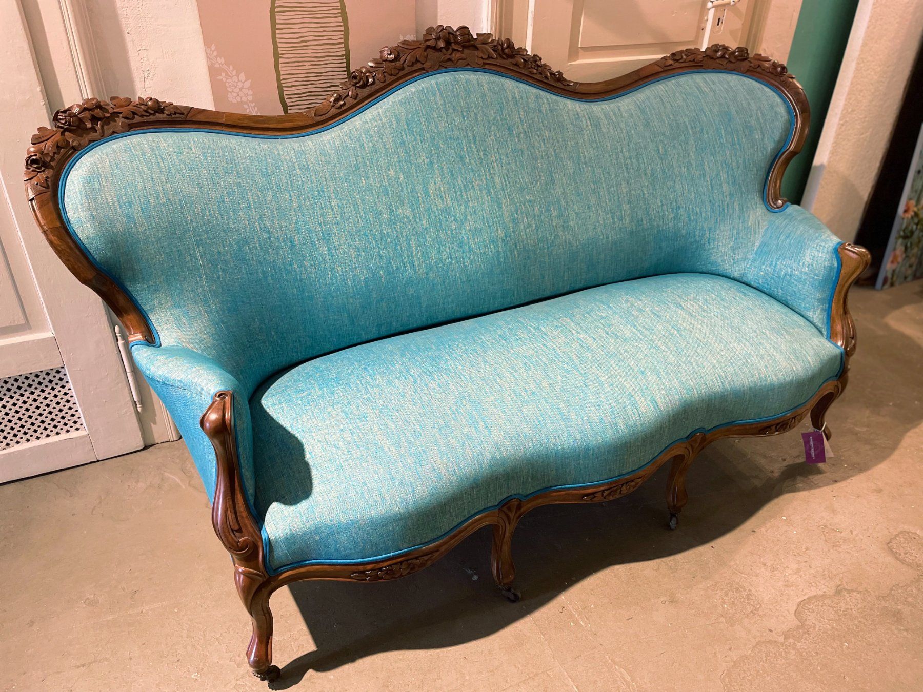 Divani: Louis Philippe Sofa, komplett restauriert, alles Neu! – Nuovo (secondo la descrizione) da Luzern venduto da stilwerkstatt 1