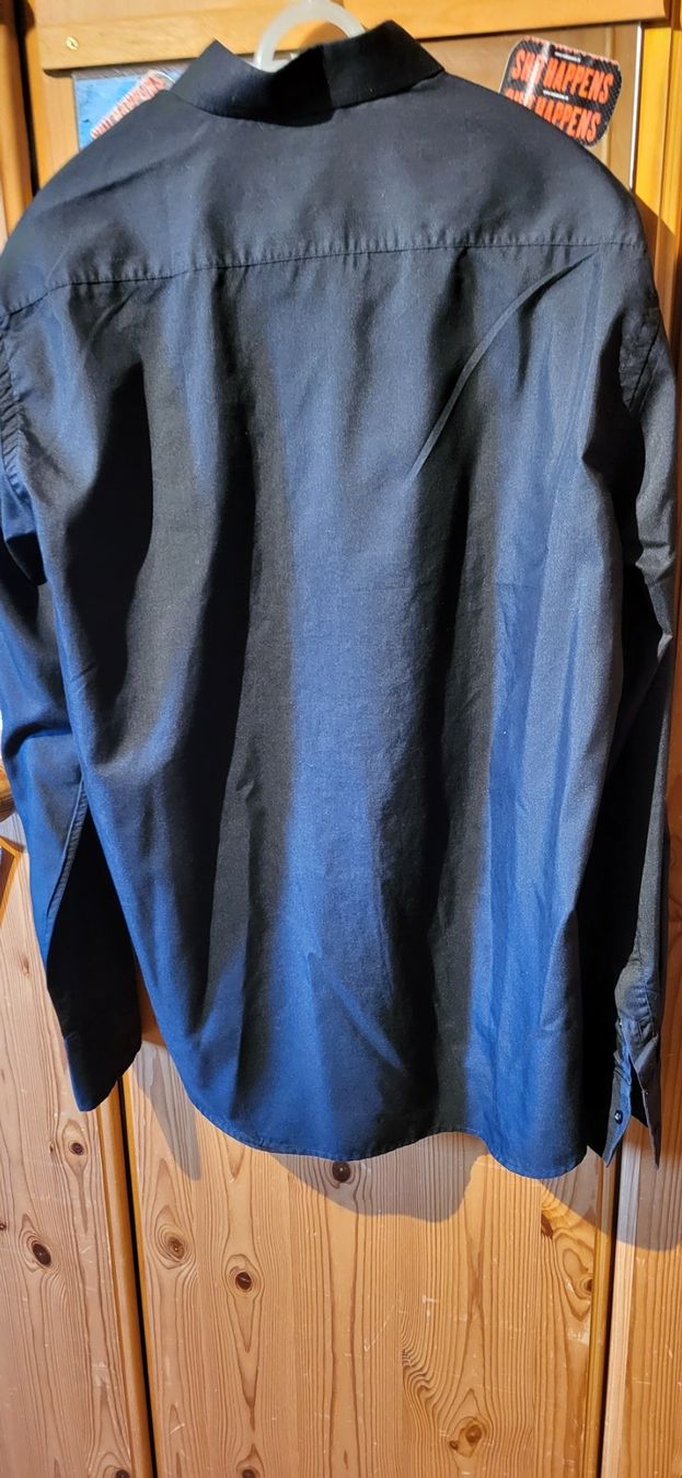 Camicie: Herren Hemd langarm XL schwarz – Usato da Schweizersholz venduto da fuchs06 1