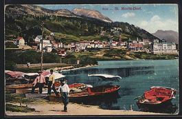 St. Moritz-Dorf, Blick auf den Ort vom U