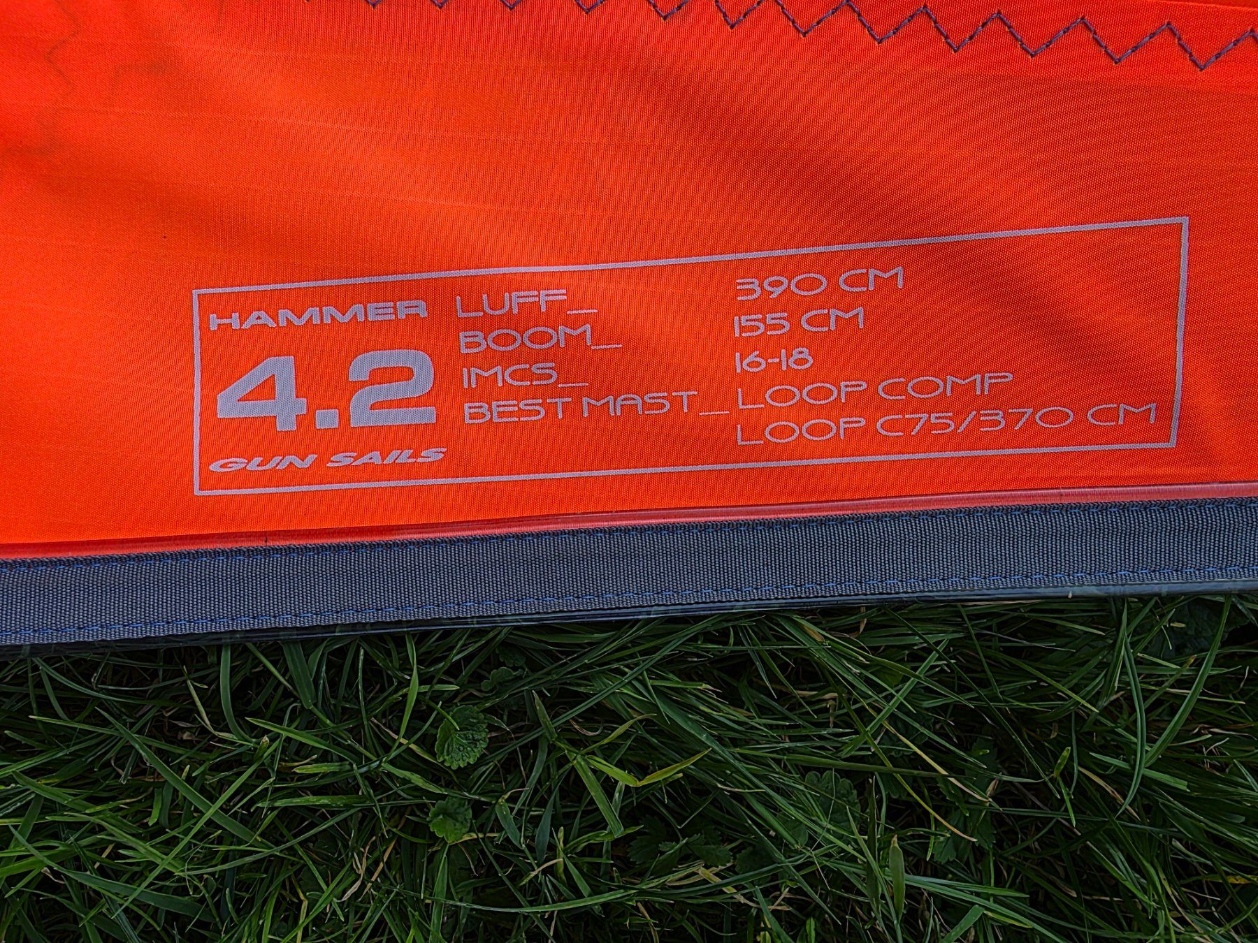 Surfen: Windsurfsegel Gun Sails Hammer 4,2 – Gebraucht aus Buchs SG von swisssurfer007 2