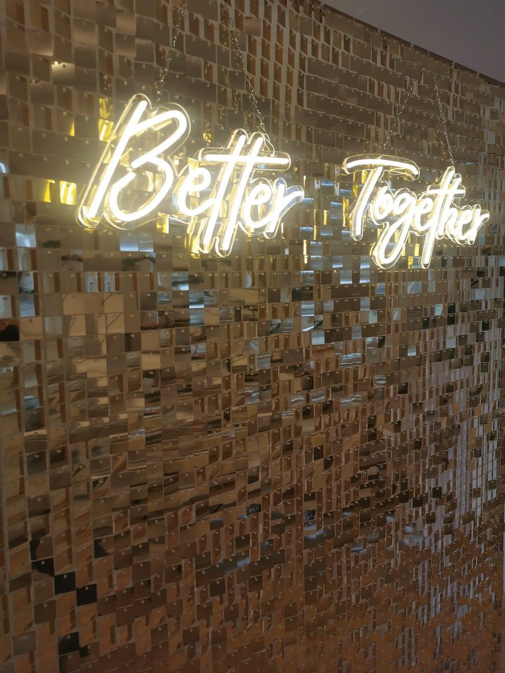 Lampade: Leuchtschild "Better together" ohne Vorhang – Nuovo (secondo la descrizione) da Huttwil venduto da Schnuegu13 2