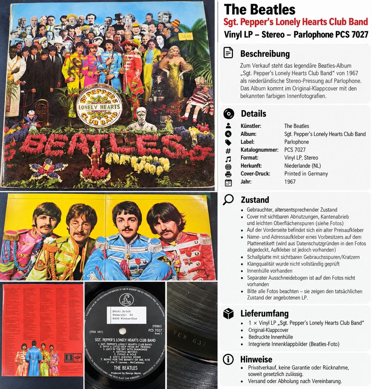 Vinyles: The Beatles  – D'occasion à St. Moritz par edo_9rgm