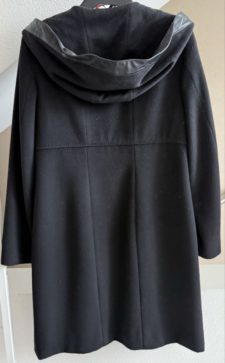 Max Mara Cappotti: MAX MARA Wollmantel Gr. 38 mit Lederdetails – Usato da Islikon venduto da Julies_wardrobe 6