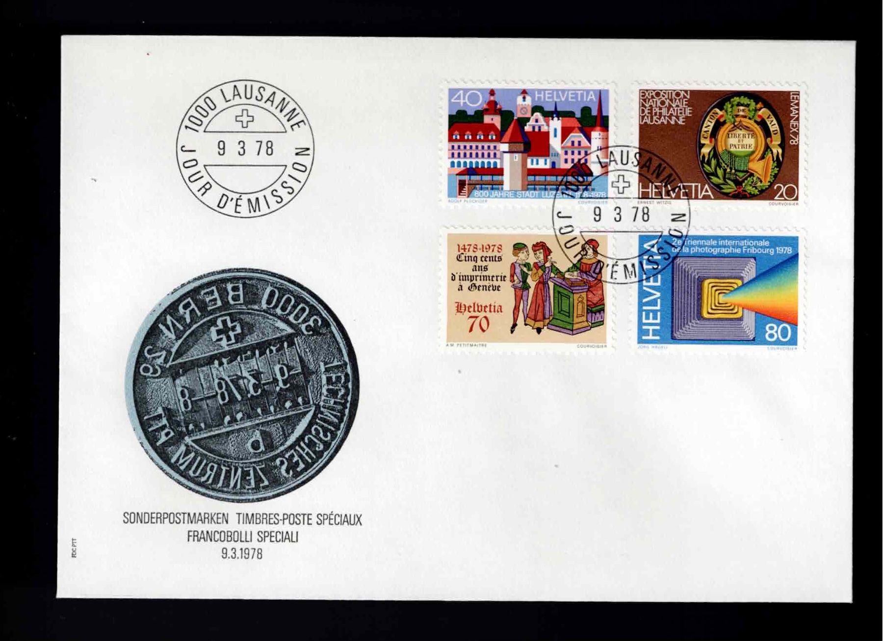 Tutti i francobolli: CH FDC Satz 1978 – Usato da Koblenz venduto da Markenhimmel