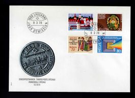 CH FDC Satz 1978