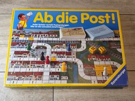 Ab die Post! Ravensburger 1987 – komplett–selten Brettspiel