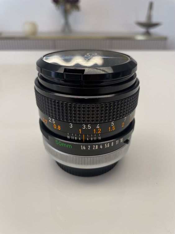 Objectif Canon Lens FD 50Mm 1:1.4 4250736100727