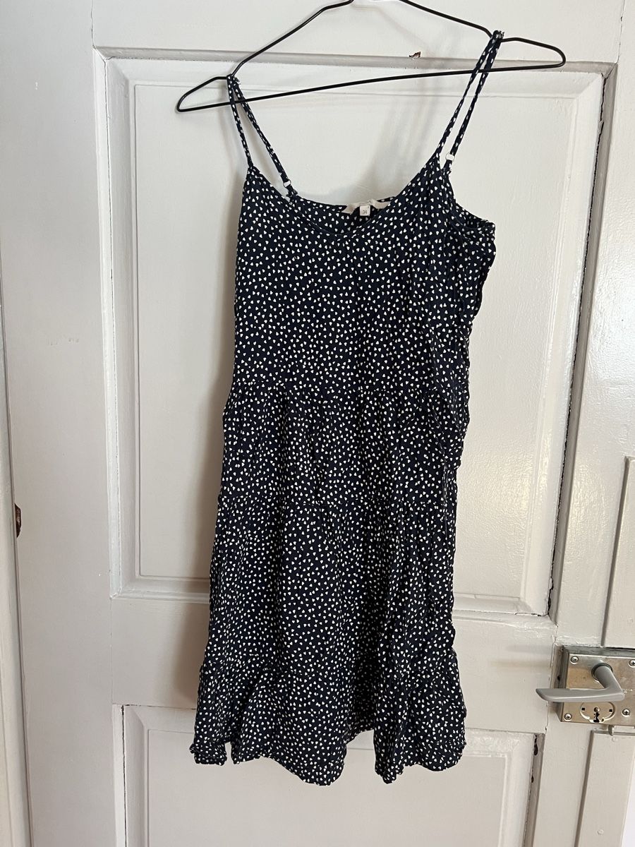 C&A Kleider: Sommerliches Clockhouse Kleid mit Herzchen Muster, Gr. 34 – Gebraucht aus Altstätten SG von melody-