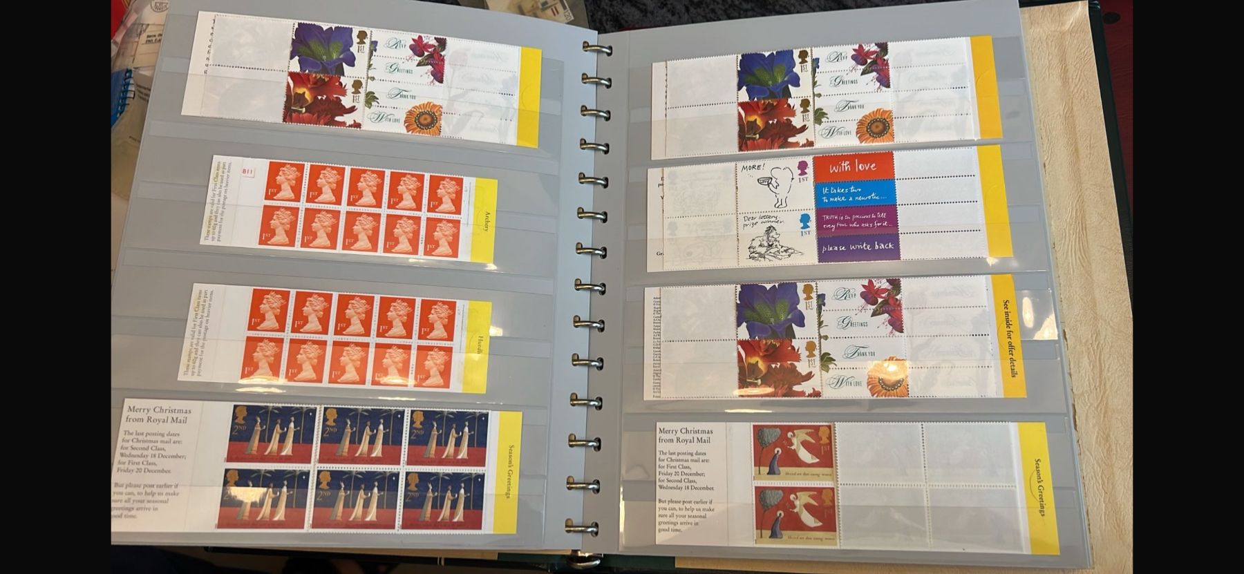 Tutti i francobolli: Grosse Sammlung GB Markenhefte, Nominalwert ca. CHF 920.- – Usato da Münchenbuchsee venduto da dani1113