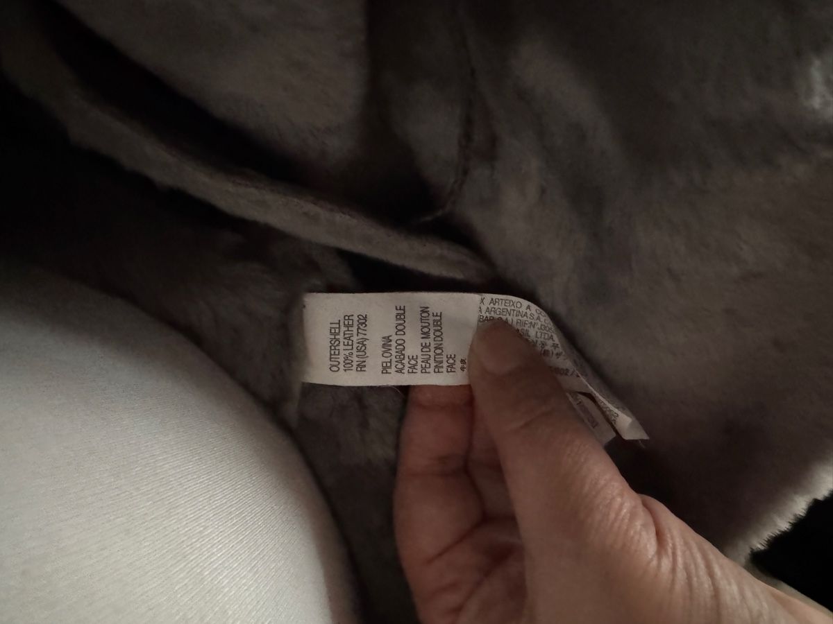 Zara Cappotti: Lammfelljacke anthrazit grau – Nuovo (secondo la descrizione) da Muttenz venduto da einfach-schoen 6