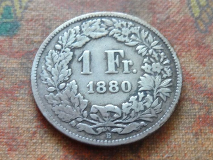Tutti le monete: 1 Fr. 1880   (C) – Usato da Romanel-sur-Lausanne venduto da Swift13