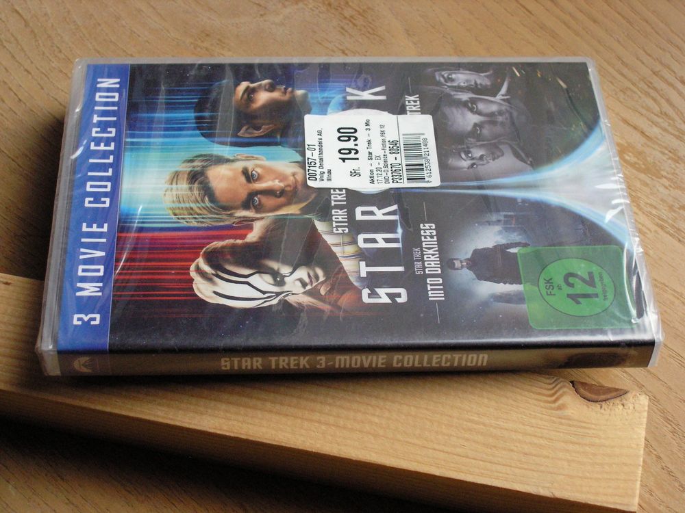 Star Trek: 3 Movie Collection DVD Trilogie OvP (Neu und