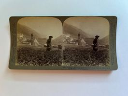 Stereo-Karte ca.1900 Disentis GR