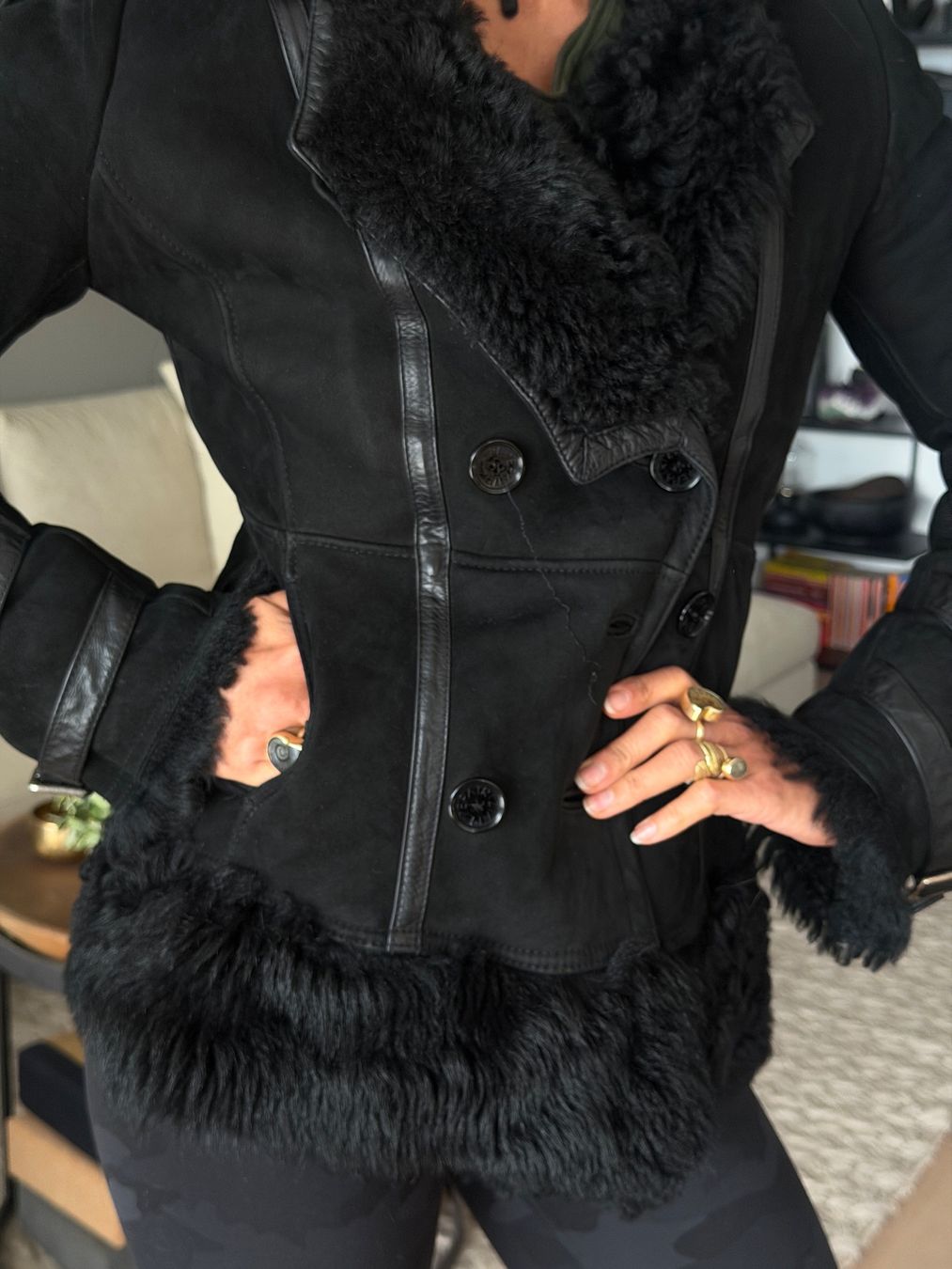 Patrizia Pepe Giacche: Lammfell Jacke Patrizia Pepe Gr IT40 – Usato da Erlenbach ZH venduto da Pocahoney 2