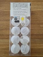 Solar Lichterkette 300 cm 10 Lampions neu