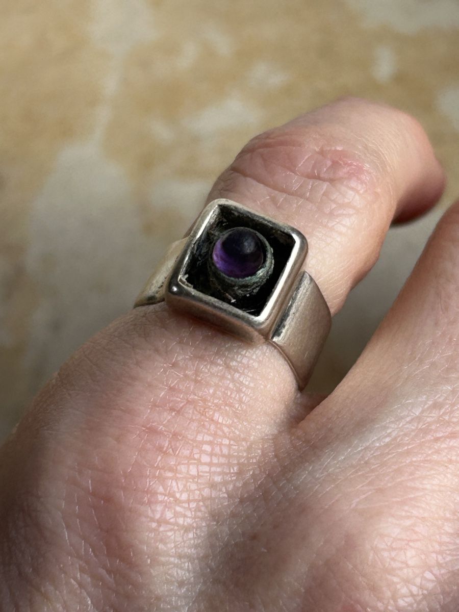 Ringe: Silberring Amethyst (48/10) – Gebraucht aus Laufen von Bellebellezza 8