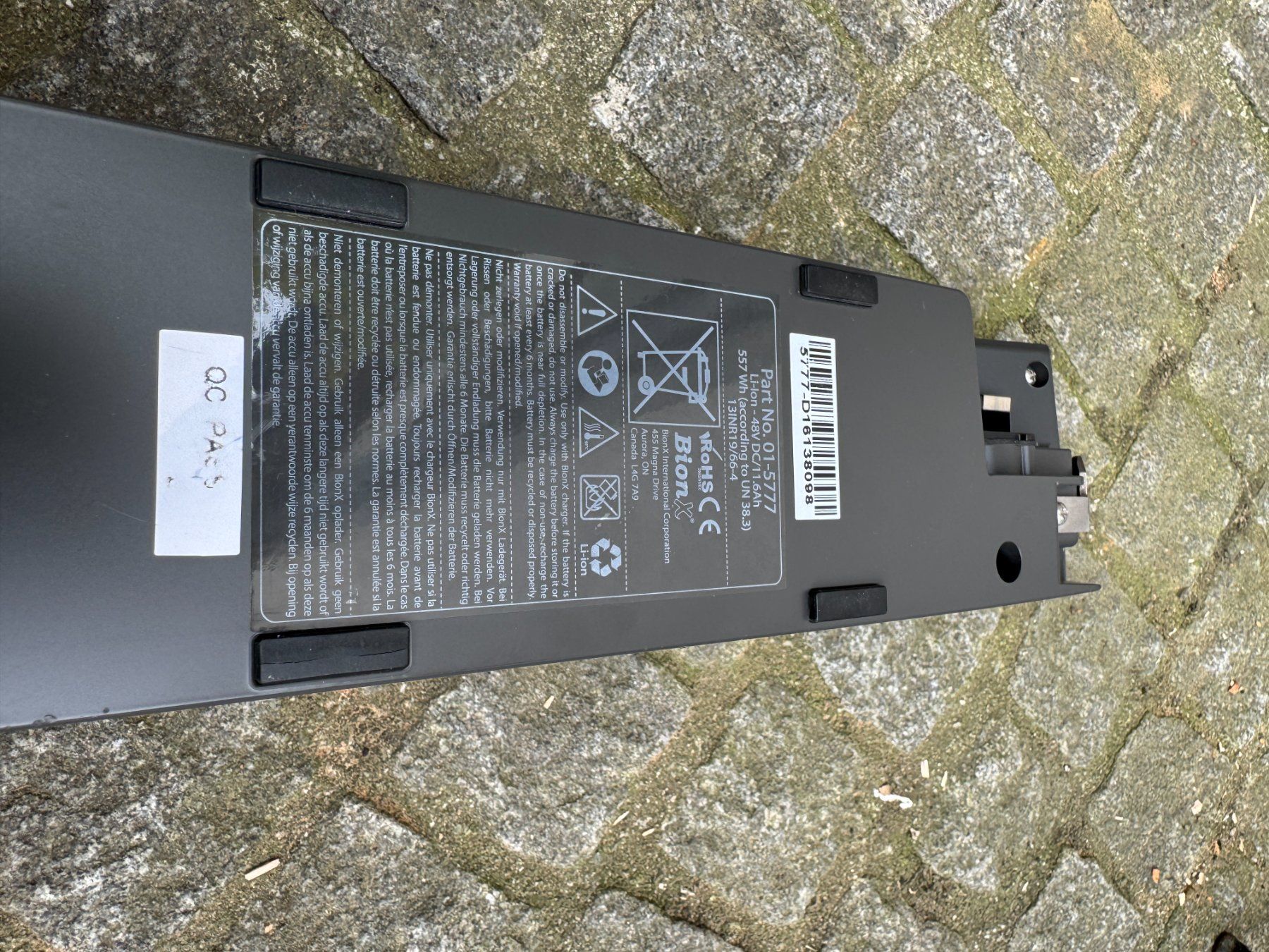 Bionx Batterie: BionX 48V Wheeler e-Eagle Akku - TOP Zustand – Usato da Volketswil venduto da eBikeDoktor 2