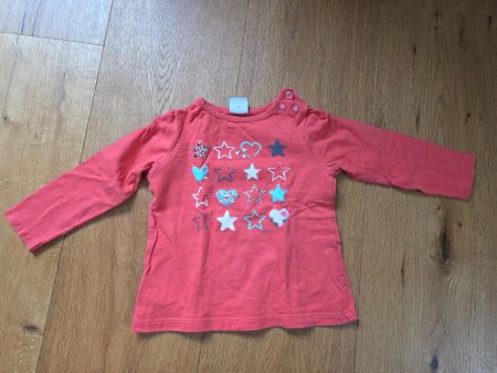 Gr. 68, Langarmshirt, Sterne, S. Oliver, Mädchen