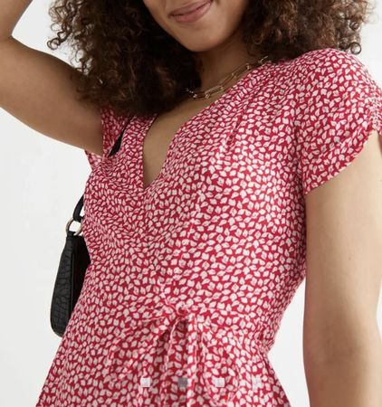 & OTHER STORIES wrap summer dress XS/34