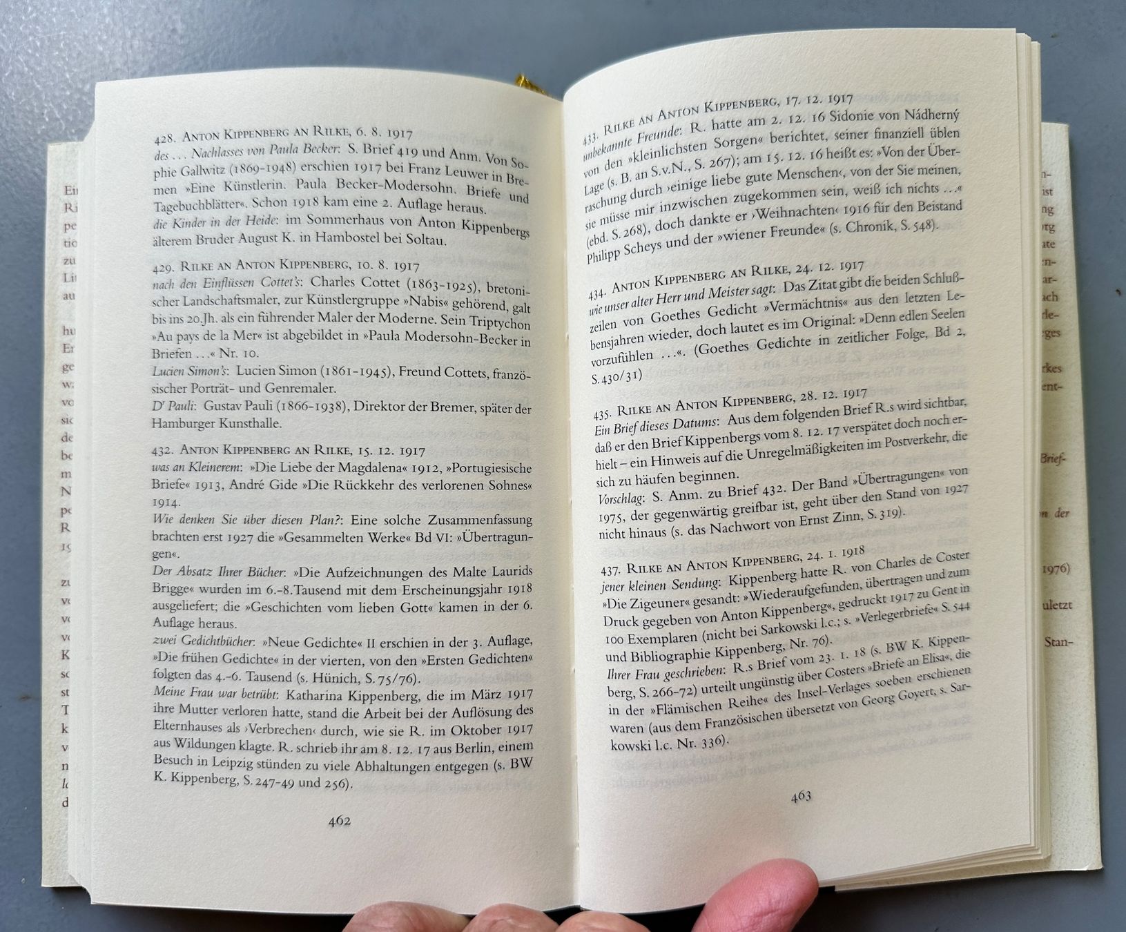 Libri: Rainer Maria Rilke: Briefwechsel mit Anton Kippenberg. – Usato da Zürich venduto da allp 8
