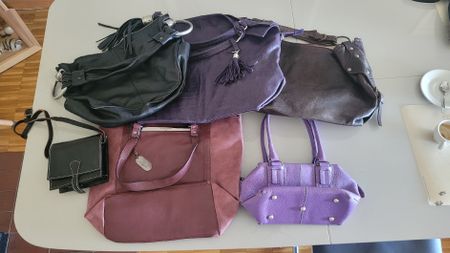 Lot de sacs 100% vrai cuir