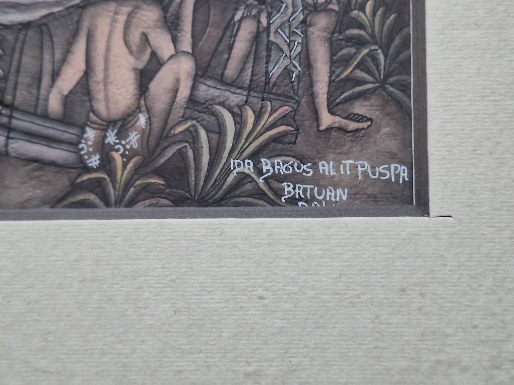 Tableaux: 2 Gemälde aus BALI – D'occasion à Sonvico par deca66 2