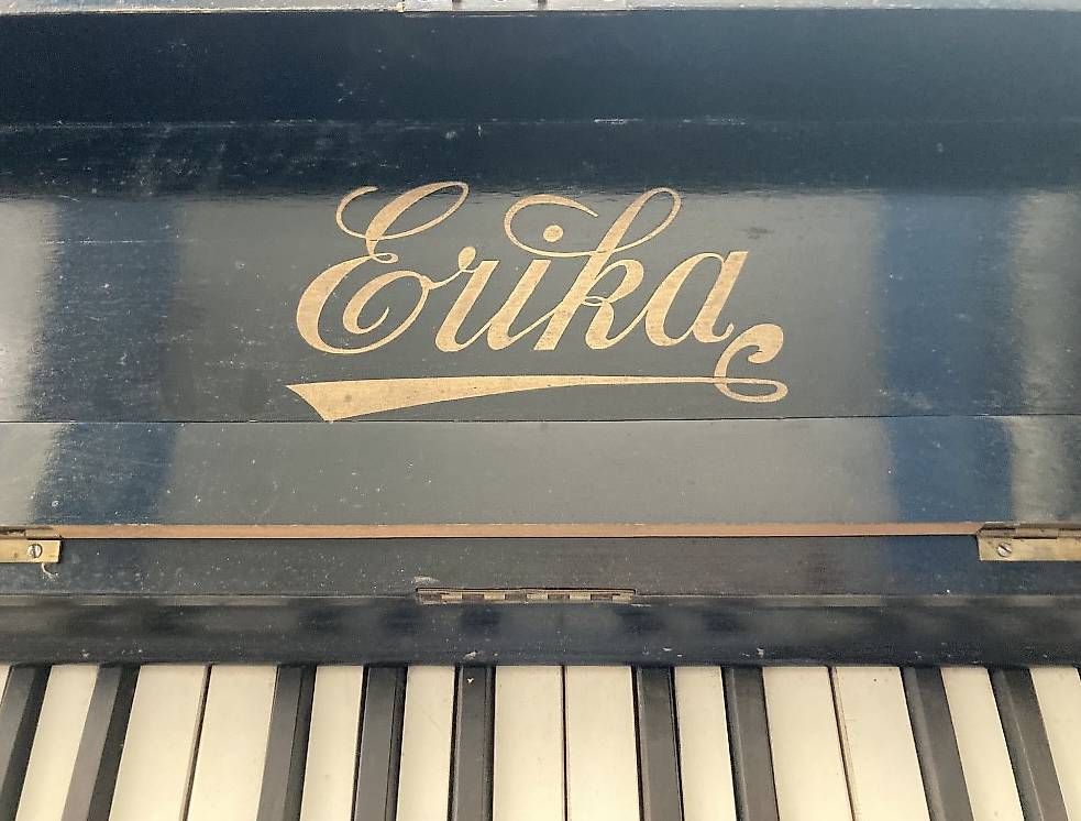 Musikinstrumente: Erika Druckluft Säulenharmonium – Gebraucht aus Campascio von Ji_2qrh 1