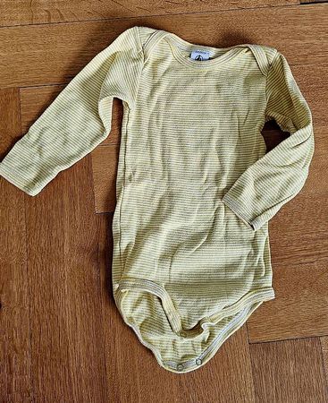 Petit Bateau Body Langarm streifen  Gr. 24 Monate (86cm)
