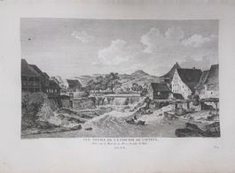 Laufen Kupferstich 1780