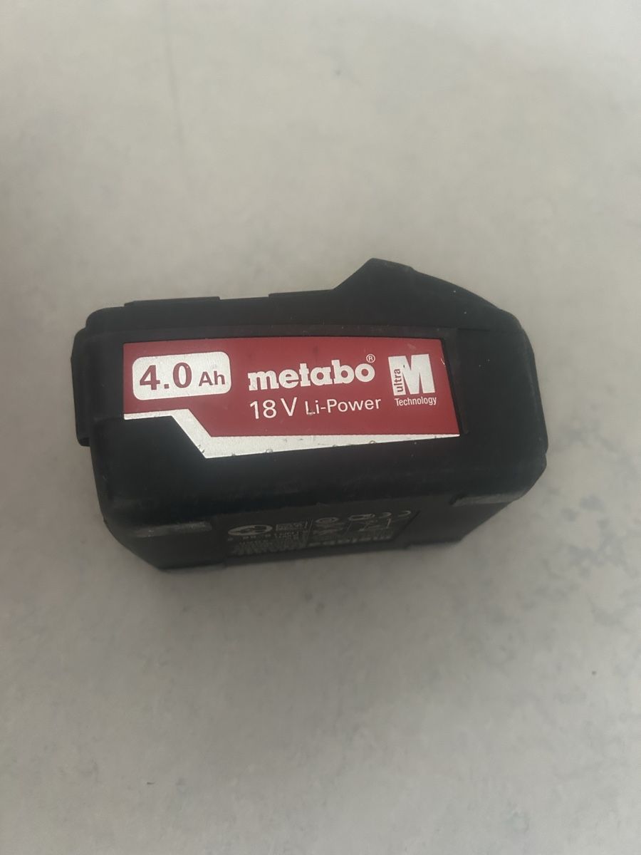 Metabo Caricatori & Batterie: Metabo 4.0Ah Akku 18V Li-Power – Usato da Hittnau venduto da Oracel