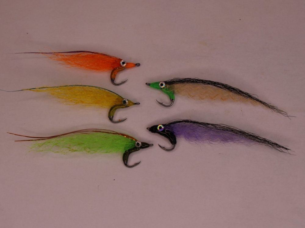 Lot De 3 Streamers Pour Pêche Au Bar / Carnassiers - Lançon, Sardine - NEUFS