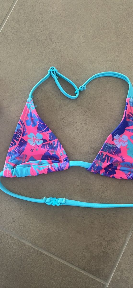 Costumi da bagno & Bikini: Sommerlicher Bikini mit Blumenmuster, Gr. 116 – Nuovo (secondo la descrizione) da Seon venduto da Sunny-Schmuck78 1