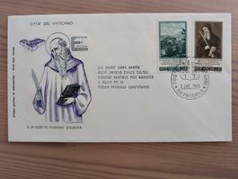 VATIKAN S. BENEDETTO PATRONO D’EUROPA 1965 FDC