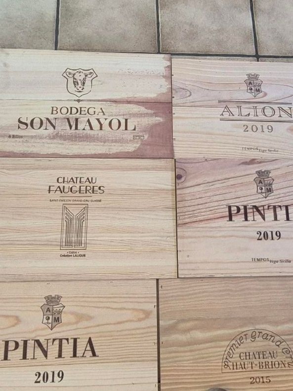 Articoli in legno: 10 Weinkistendeckel im SET – Usato da Nottwil venduto da echtMOMO 3