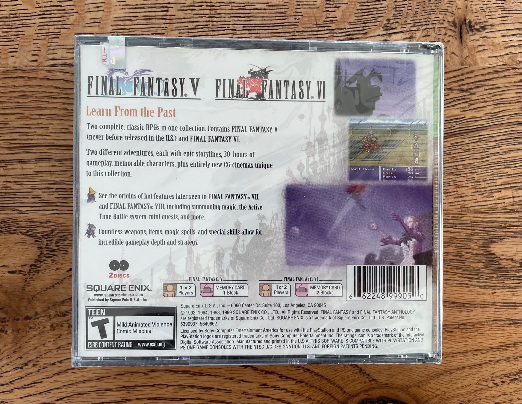 Sony Giochi: Original Final Fantasy Anthology PS1 sealed – Nuovo e nell'imballaggio originale da Kehrsatz venduto da Sash17 1