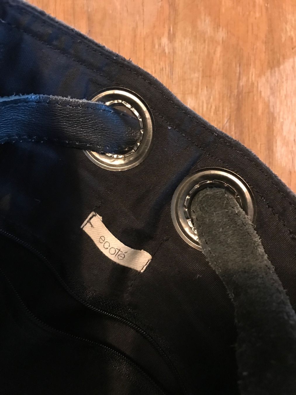 Rucksäcke: Leder/Stoff-Rucksack im Boho-Syle – Gebraucht aus Zürich von Salima03 3
