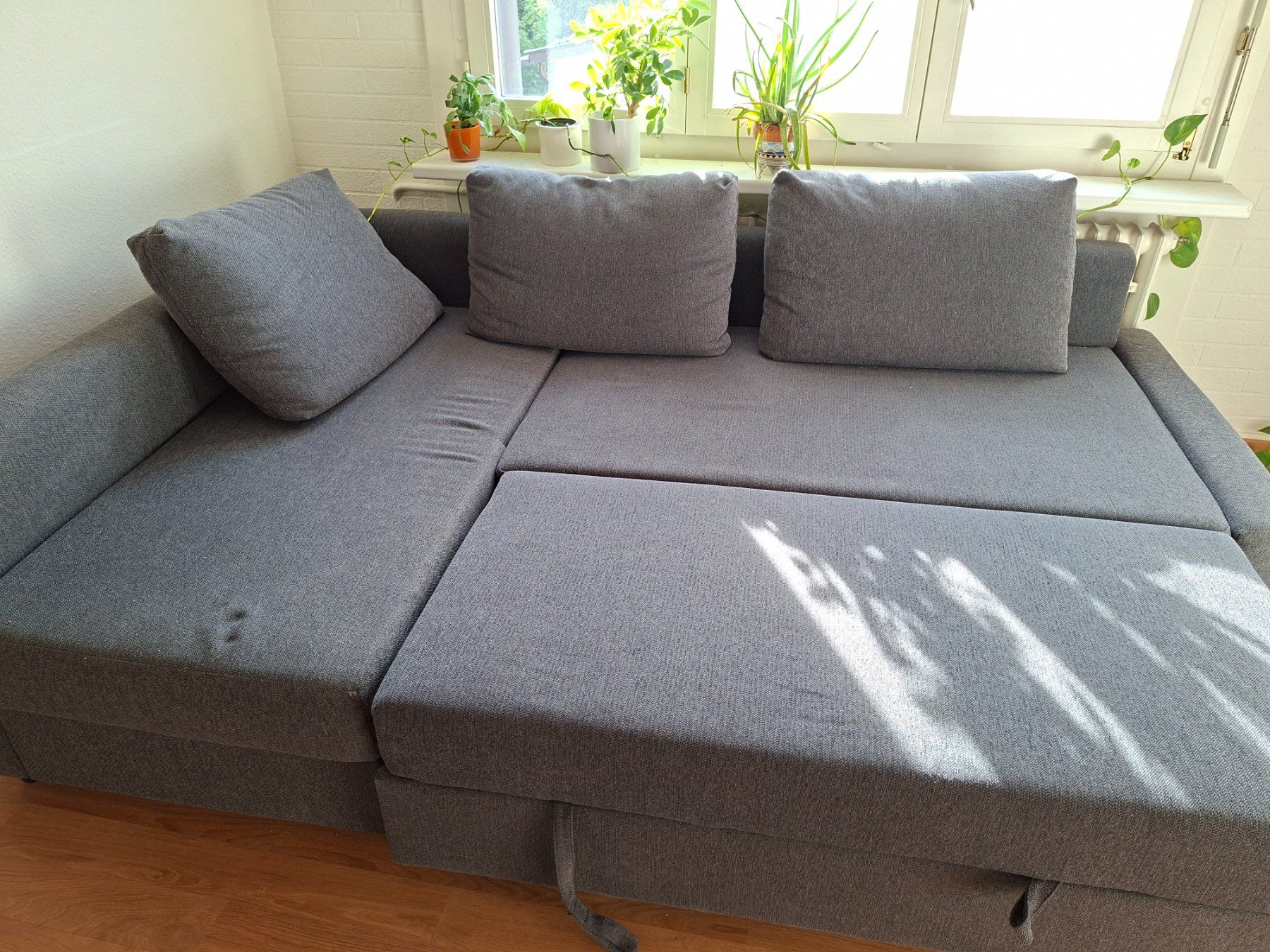 Ikea Divani: Ikea Couch/Sofa/Ecksofa Friheten dunkelgrau – Usato da Zürich venduto da maybrittsch 4