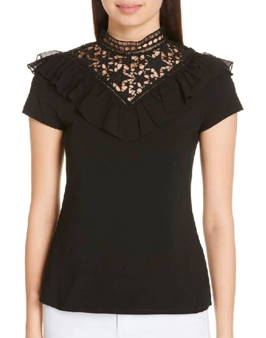 Ted Baker Blusen: Ted Baker Cotton Black Blouse – Gebraucht aus St.Josefen von lop_lh8d