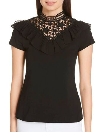 Ted Baker Cotton Black Blouse
