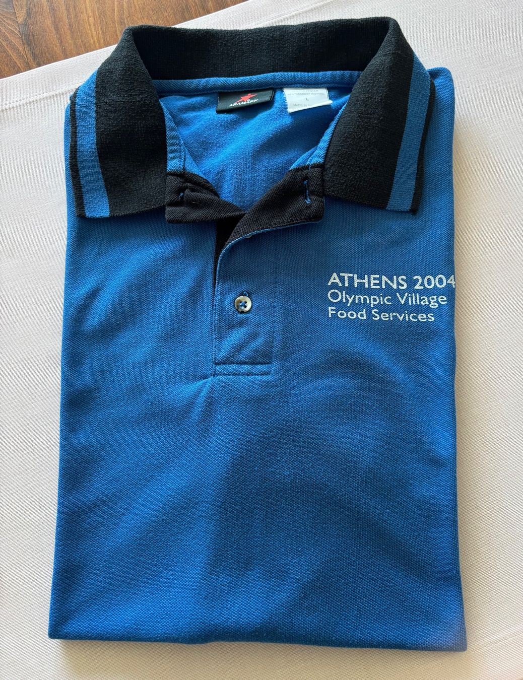 Magliette Polo: Original Poloshirt Olympiade Athen 2004 – Usato da Zürich venduto da Tzhkely24